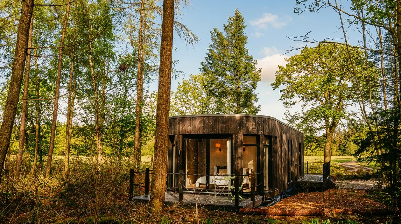Lodge Style Homes Built To UK Housing Standards Sustainable Rural 